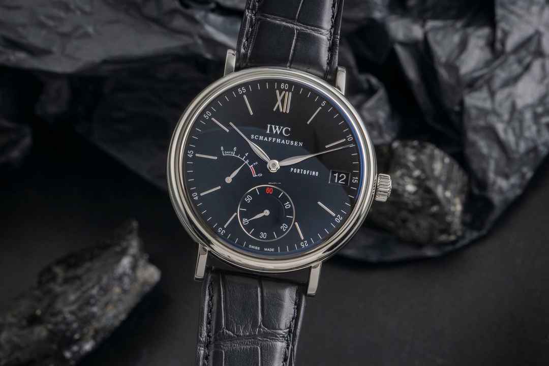  IWC Portofino Handaufzug Schaffhausen Portofino Handaufzug Stahl Herrenuhr Ref. IW510102 Papiere  