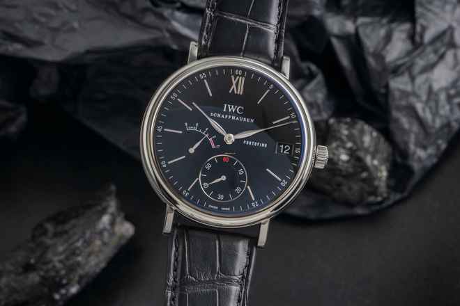  IWC Portofino Handaufzug Schaffhausen Portofino Handaufzug Stahl Herrenuhr Ref. IW510102 Papiere  