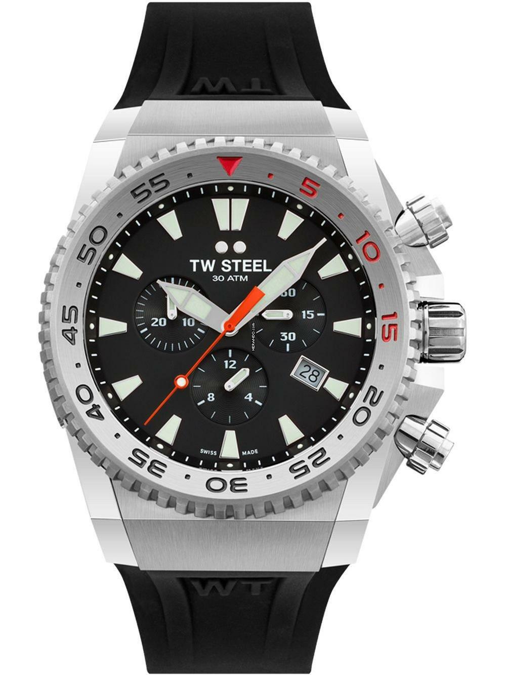 TW Steel ACE400 Ace Diver Chronograph Herrenuhr 44mm 30ATM