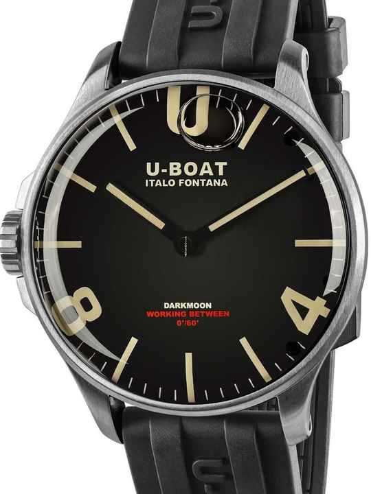  U-Boat 8463/B Darkmoon Herrenuhr 44mm SS 5ATM 