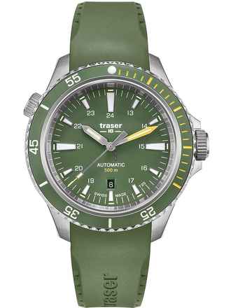  Traser H3 110327 P67 Diver Automatik Green Herrenuhr 46mm 50ATM 