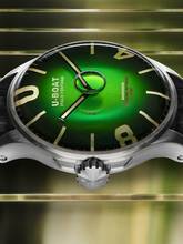 Thumbnail von U-Boat 8702/E Darkmoon Green SS Soleil Herrenuhr 44mm 5ATM