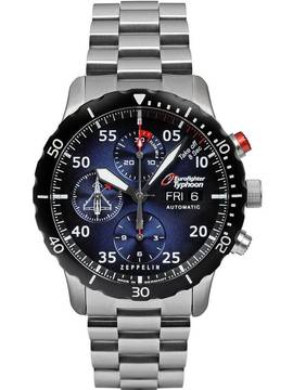  Zeppelin 7218M-3 Eurofighter Typhoon Automatik Limited Herrenuhr 43mm 10ATM  