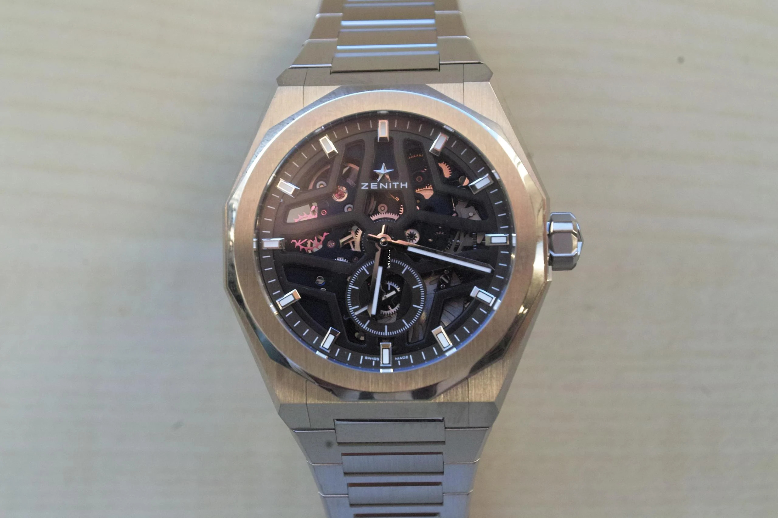 Thumbnail von Zenith Defy Skyline Skeleton blue NEW FULL SET