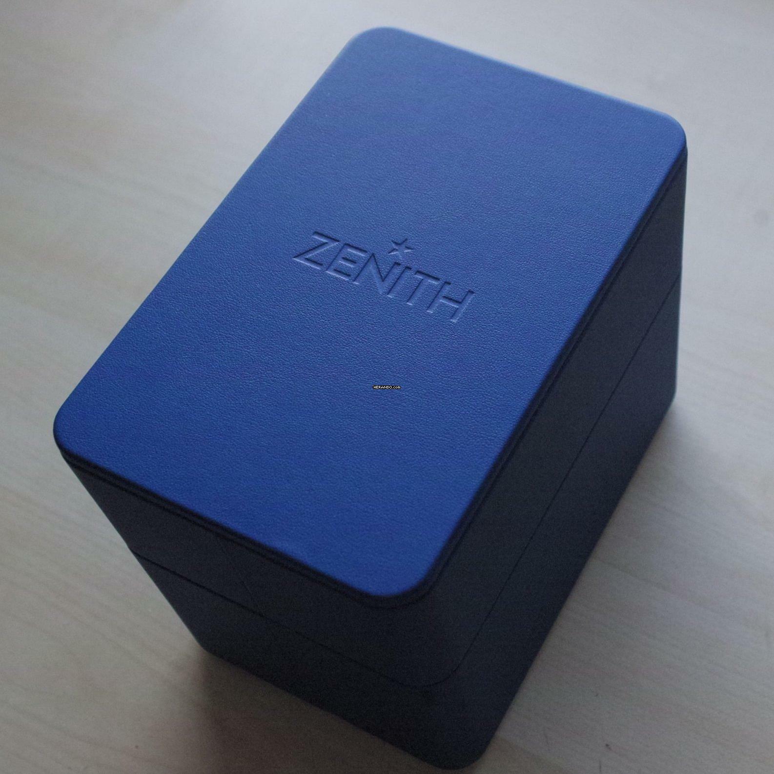 Thumbnail von Zenith Defy Skyline Skeleton blue NEW FULL SET