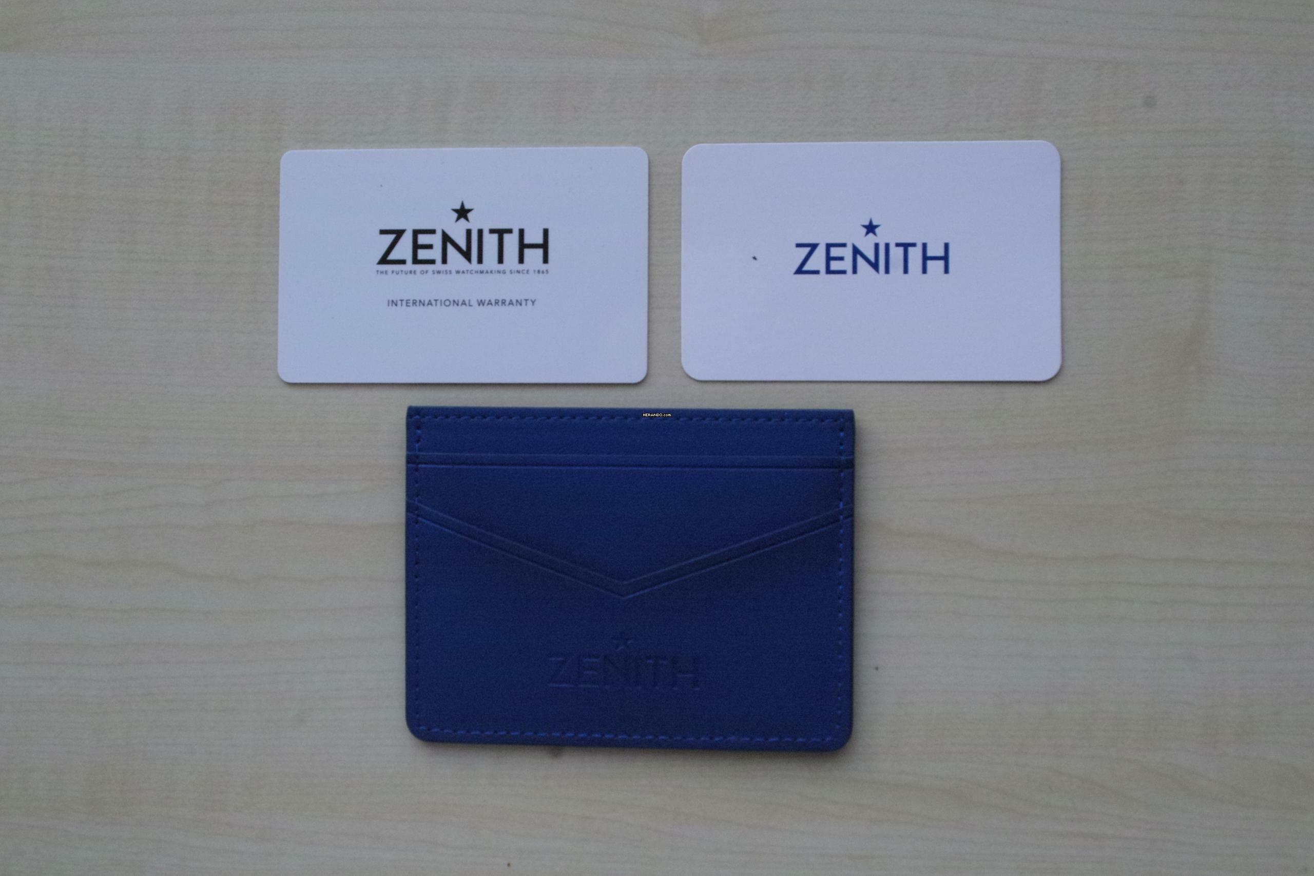 Thumbnail von Zenith Defy Skyline Skeleton blue NEW FULL SET