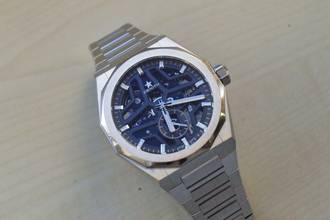 Thumbnail von Zenith Defy Skyline Skeleton blue NEW FULL SET