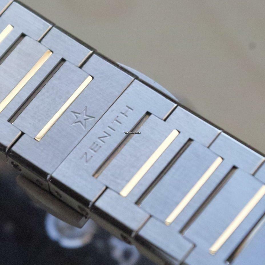 Thumbnail von Zenith Defy Skyline Skeleton blue NEW FULL SET