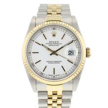 Thumbnail von Rolex Datejust 36 Steel Gold Jubilee Fluted White Dial </h1>