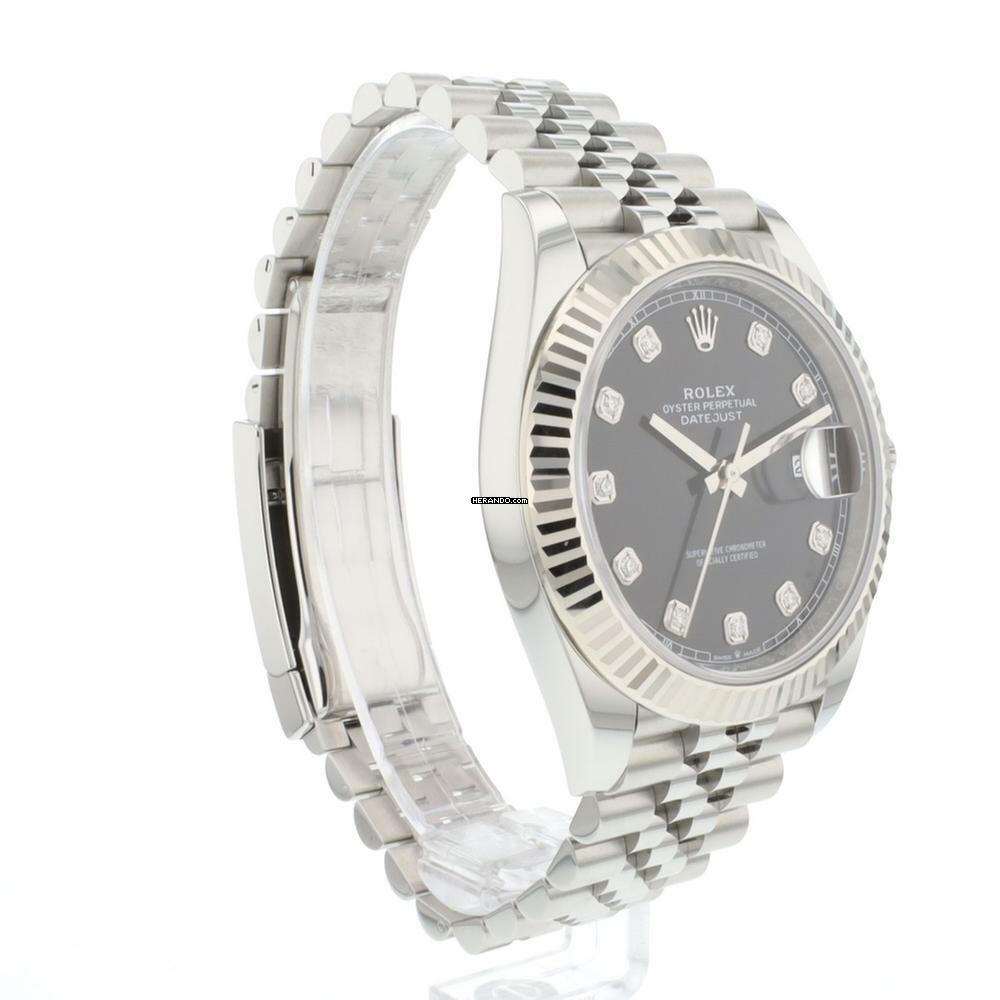 Thumbnail von Rolex Datejust 41 Jubilee Fluted Black Diamond Dial </h1>
