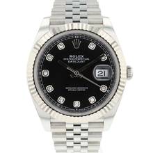 Thumbnail von Rolex Datejust 41 Jubilee Fluted Black Diamond Dial </h1>