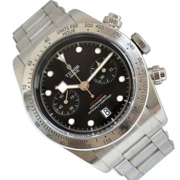  Tudor Black Bay Chrono Heritage 79350 black dial Full Set 2019’s  