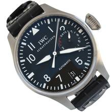 Thumbnail von IWC Große Fliegeruhr Big Pilot 46MM 7 Days date black dial Full Set Like NEW 2011’s </h1>