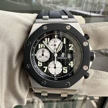 Thumbnail von Audemars Piguet Royal Oak Offshore Chronograph 42MM Gommino 25940SK Full Set Like NEW 2007’s </h1>