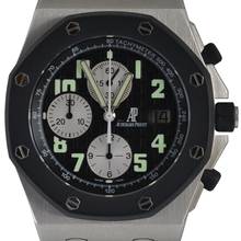 Thumbnail von Audemars Piguet Royal Oak Offshore Chronograph 42MM Gommino 25940SK Full Set Like NEW 2007’s </h1>