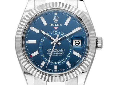 Rolex Sky-Dweller Blue Ref.326934 2023 Full Set wie Neu Vintage  