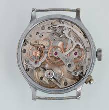 Thumbnail von LOWENTHAL Chronograph Bicompax Monopusher 4T Oversize 40MM ivory dial 1930’s