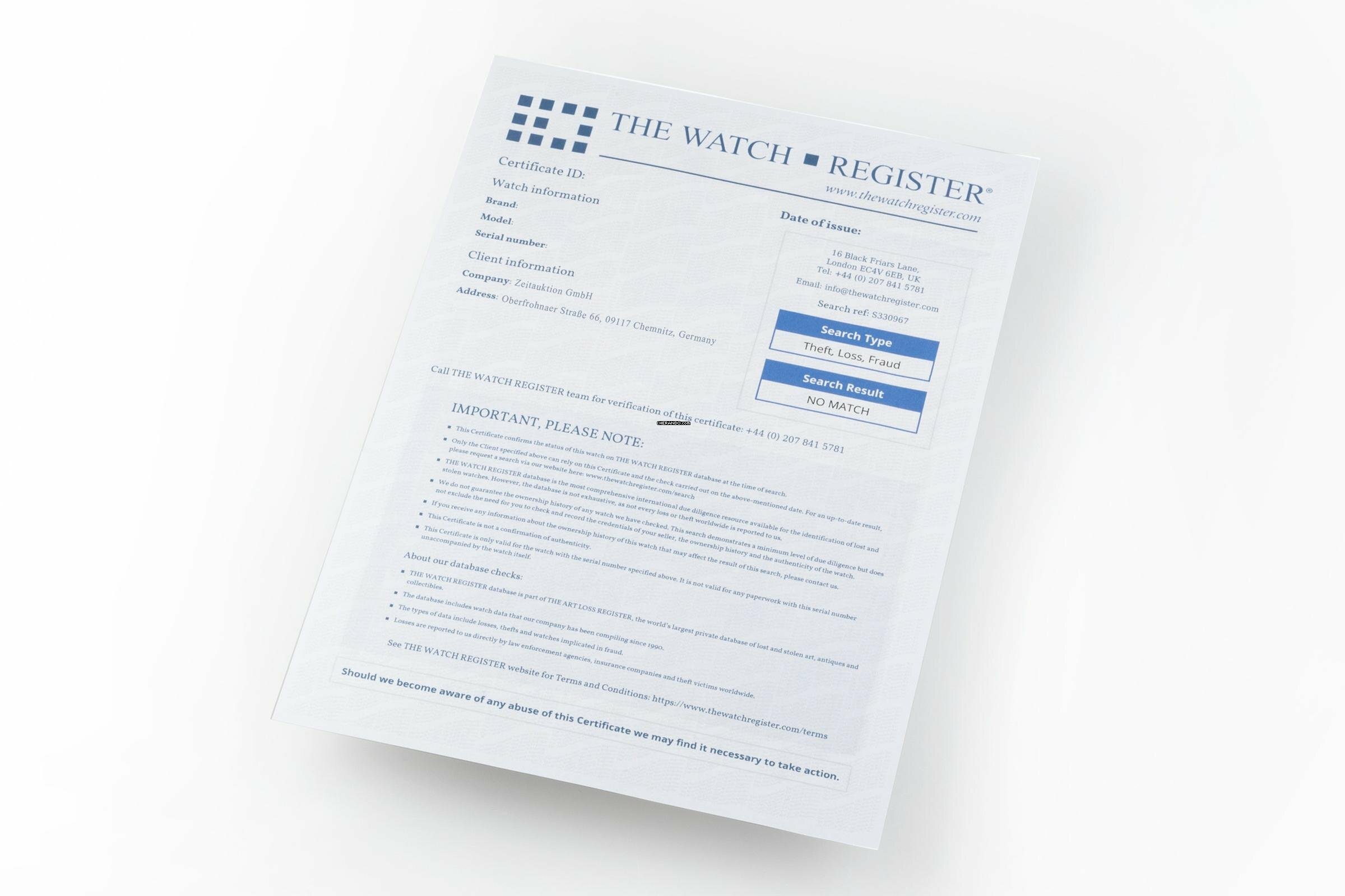 Thumbnail von Hublot Classic Fusion 45 Automatik Herren Titan Ref. 511.NX.1171.LR Papers 2016