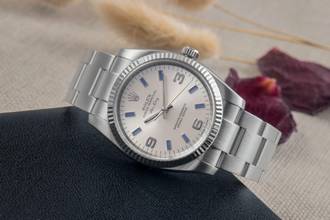 Thumbnail von Rolex Air King Stahl / Weissgold Automatik Herren Oyster Ref.114234 Papiere 2008