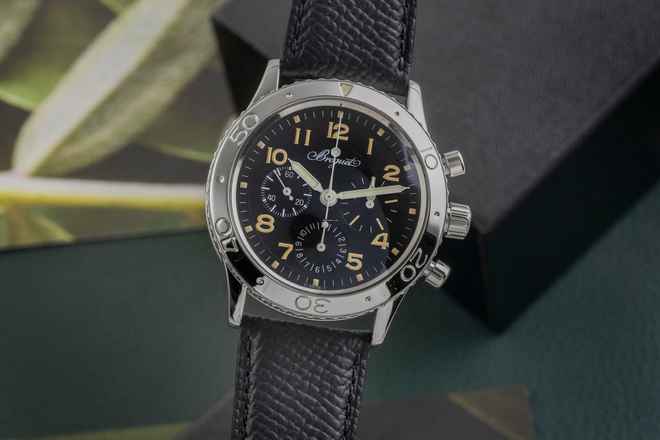  Breguet Type XX - XXI - XXII Aeronavale Chronograph Stahl Automatik Ref. 3800  
