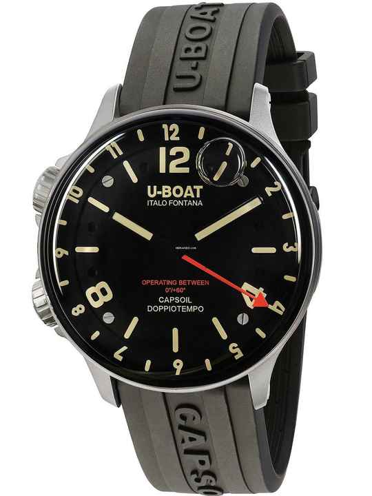  U-Boat 8769 Capsoil Qs. Doppotempo SS Herrenuhr 45mm 10ATM 