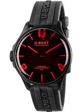 Thumbnail von U-Boat 8466/D Darkmoon Red IPB Herrenuhr 44mm 5ATM