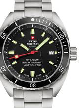 Thumbnail von Swiss Military SMA34100.01 Diver Titanium Automatik Herrenuhr 42mm 30ATM