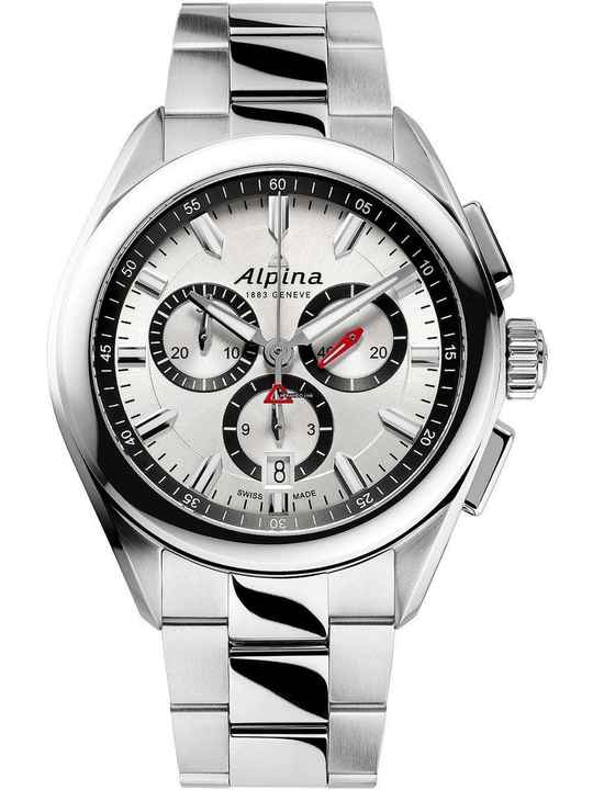  Alpina Alpiner AL-373SB4E6B Alpiner Chronograph Herrenuhr 42mm 10ATM  