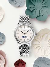 Thumbnail von Frederique Constant Slimline Moonphase FC-206MPWD1S6B Slimline Moonphase Damenuhr