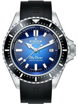  Edox 80120-3NCA-BUIDN Skydiver Neptunian Automatik Herrenuhr 44mm 100ATM 