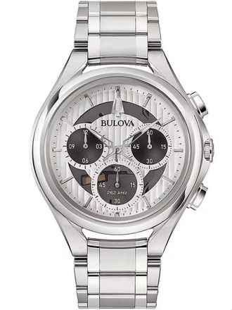  Bulova 96A301 Herrenuhr Chronograph 45mm 3ATM 