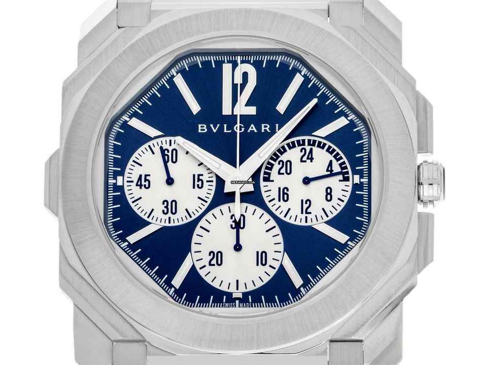 Bulgari Octo Finissimo Chronograph GMT Ref.103467 2025 Full Set Ungetragen 