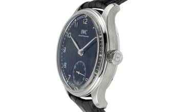 Thumbnail von IWC Portugieser Handaufzug 8 Tage Handaufzug Black Dial Edelstahl Herrenuhr Ref. IW510202