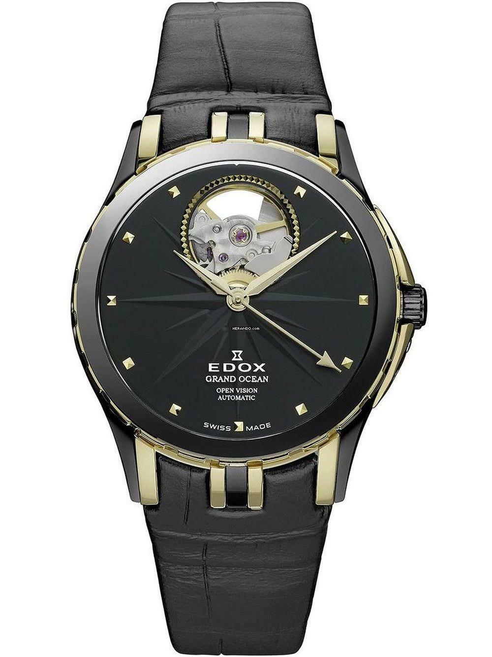  Edox 85012-357JN-NID Grand Ocean Automatik Damenuhr 33mm 5ATM 