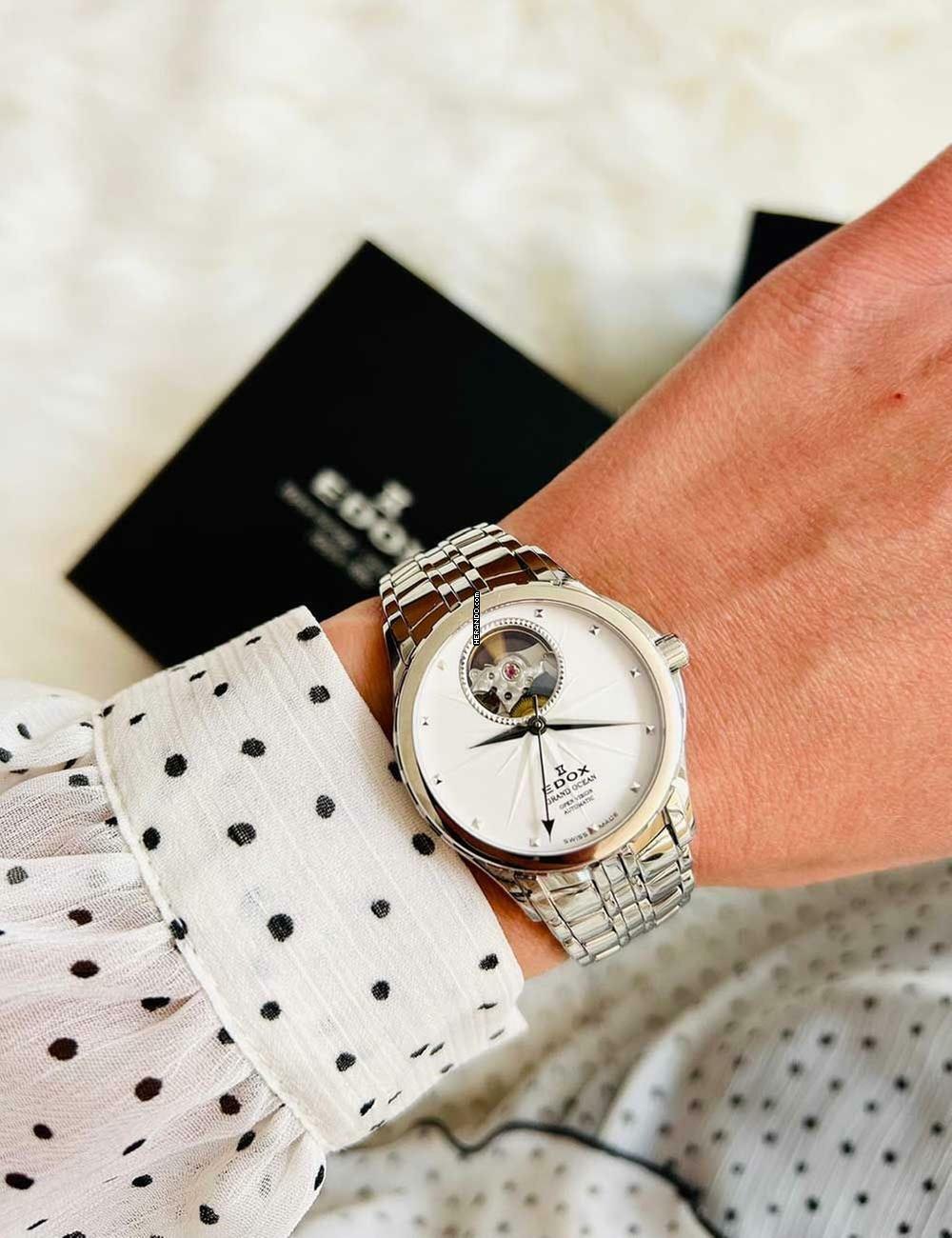 Thumbnail von Edox 85013-3-AIN Grand Ocean Automatik Damenuhr 33mm 5ATM