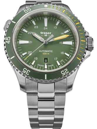  Traser H3 110325 P67 Diver Automatik Green Special Set Herrenuhr 46mm 50ATM 