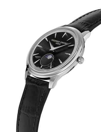  Frederique Constant FC-206B3S6 Damenuhr Klassik Quarz Mondphase 37mm 3ATM 