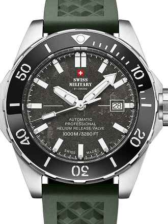  Swiss Military SMA34092.09 Automatik Diver Herrenuhr 45mm 100ATM  
