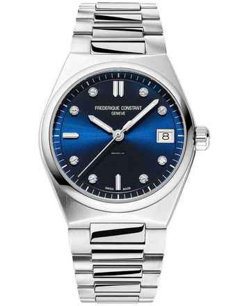  Frederique Constant FC-240ND2NH26B Damenuhr Highlife Ladies Quartz 8 Diamonds Set 31mm 5ATM  