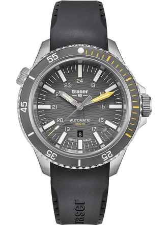  Traser H3 110330 P67 Diver Automatik T100 Grey Herrenuhr 46mm 50ATM 