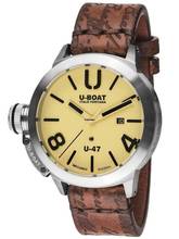 Thumbnail von U-Boat Classico 8106 Classico U-47 Automatik beige Herrenuhr 47mm 100M