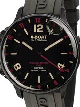 Thumbnail von U-Boat 8841 Capsoil Doppiotempo DLC GMT Herrenuhr 45mm 10ATM
