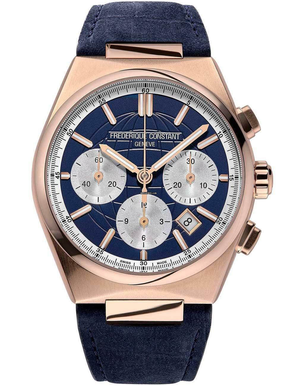 Frederique Constant FC-391NS4NH4 Herrenuhr Highlife Chronograph 
