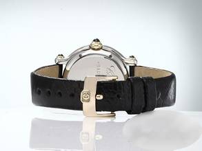 Thumbnail von Chopard Happy Sport Diamonds 27/8239 Edelstahl Gelbgold 750 Diamanten Stahl Steel 18kt Yellow Gold White Dial </h1>