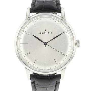  Zenith Elite 6150 42MM Silver Dial 