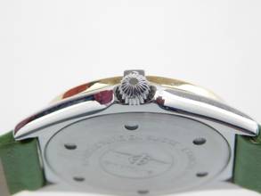 Thumbnail von Breitling Callisto 34 mm Stahl Gold Herrenuhr im Top Zustand mit neuem Lederband