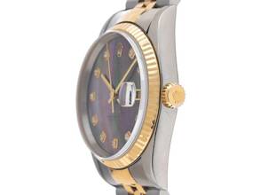 Thumbnail von Rolex Datejust 36 Diamanten Perlmutt Ref.16233 1994 Full Set sehr gut Vintage </h1>