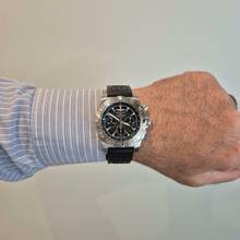 Thumbnail von Breitling Chronomat 44 B01 44mm Steel Black Dial Automático Completo