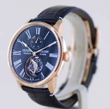 Thumbnail von Ulysse Nardin Marine Torpilleur Tourbillon 18K Rosé Gold Automatic Black Enamel Limited
