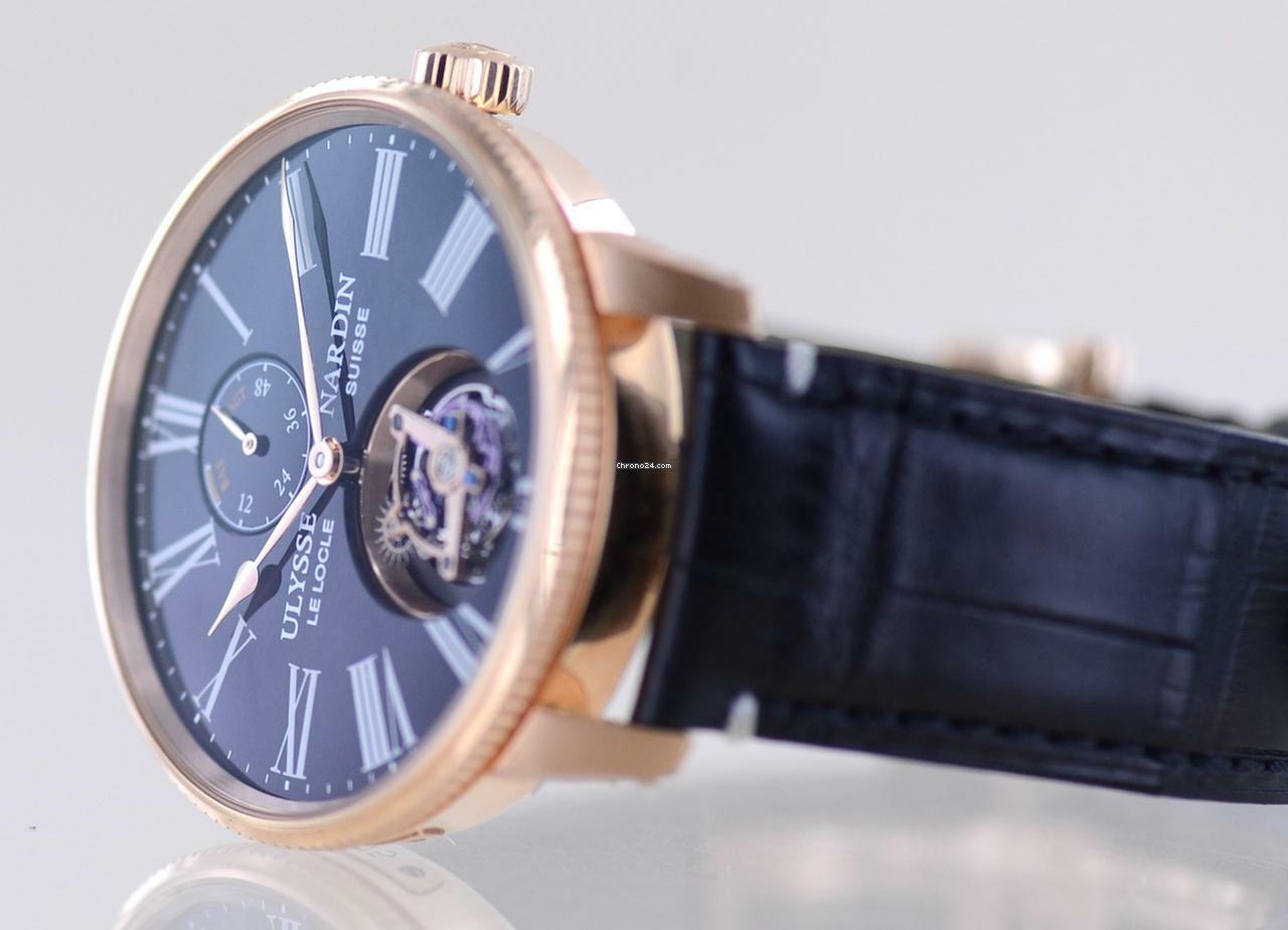 Thumbnail von Ulysse Nardin Marine Torpilleur Tourbillon 18K Rosé Gold Automatic Black Enamel Limited